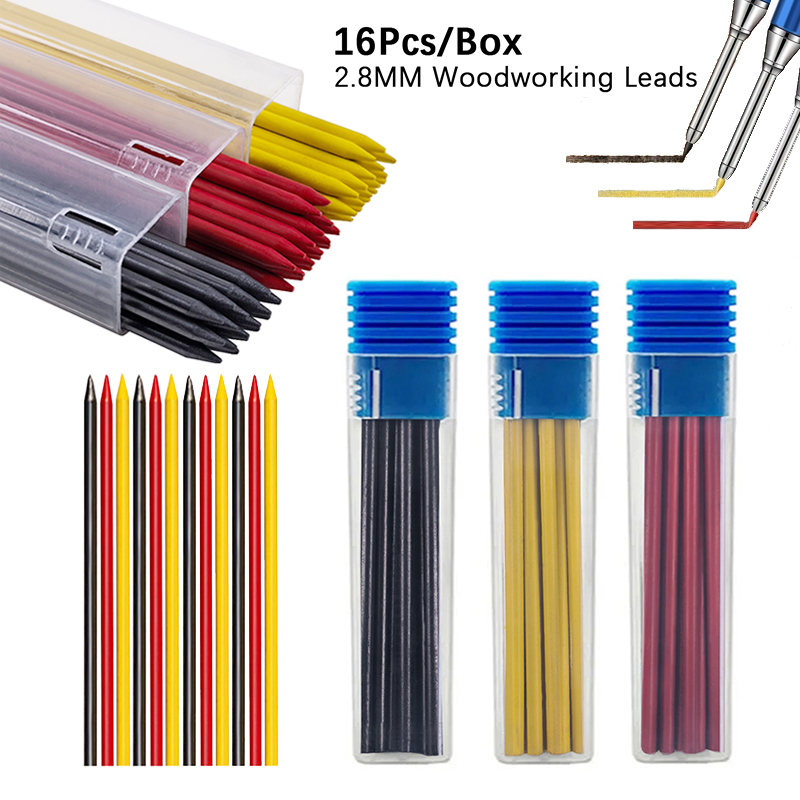 Mechanical Pencil Lead - 16 قطعة/صندوق 2.8 مللي متر 2B
