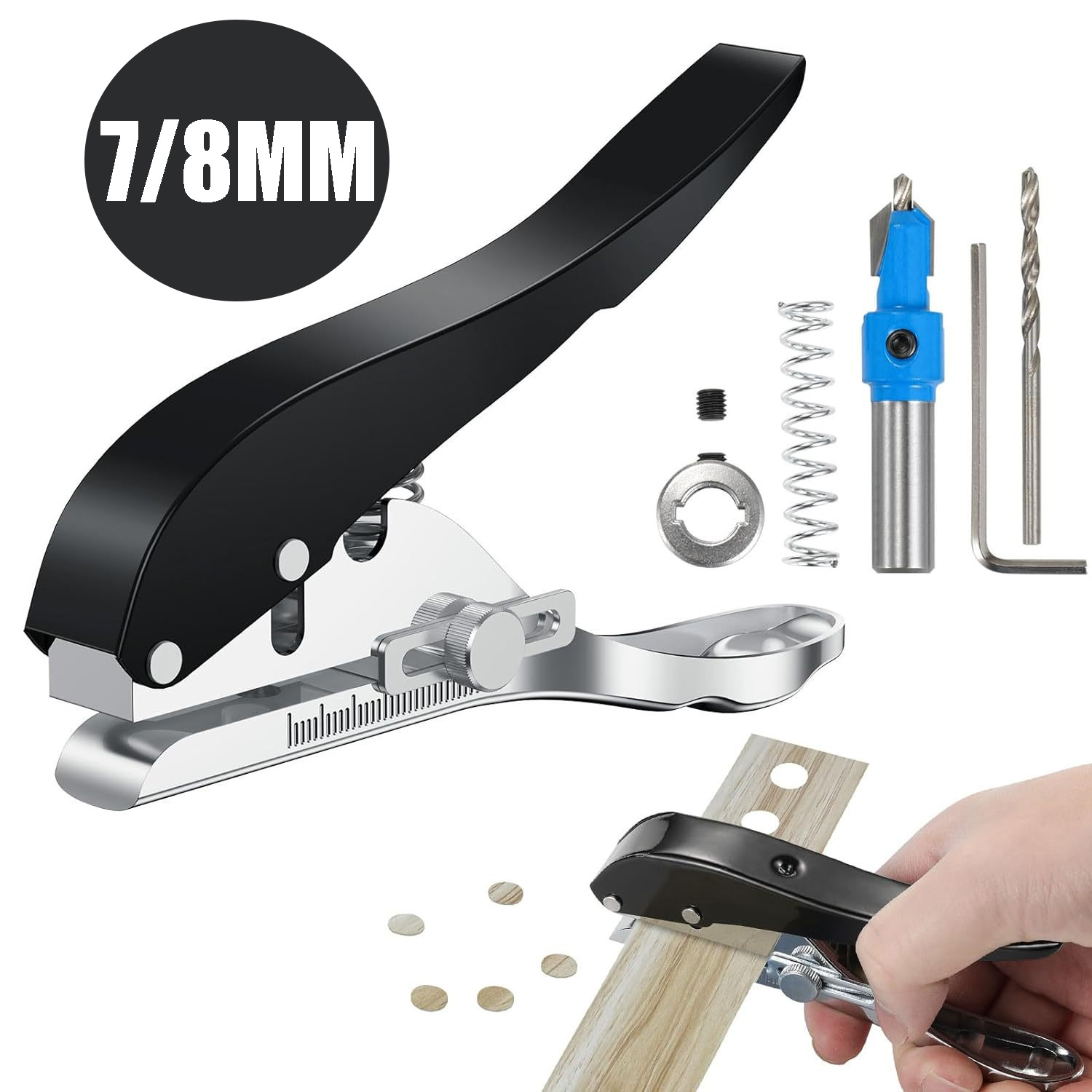 Paper Punch 3 Hole - ثقب لكمة 3/8 بوصة-8/10 مللي متر