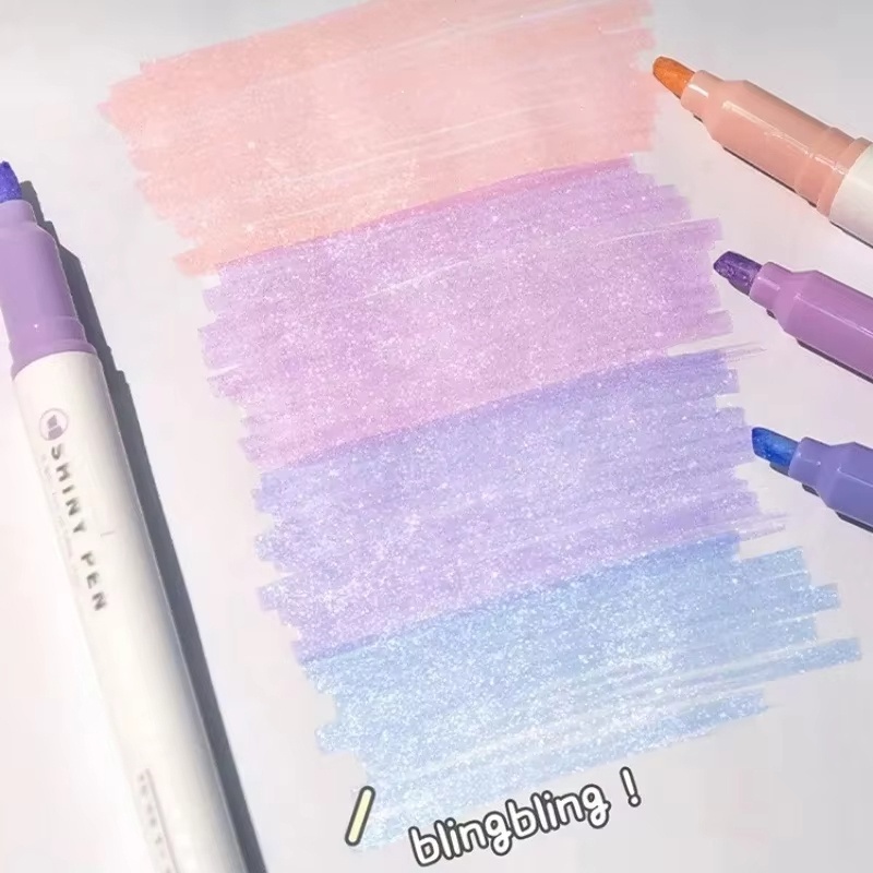 Highlighter Set Pastel - مجموعة من 4 ألوان من أقلام