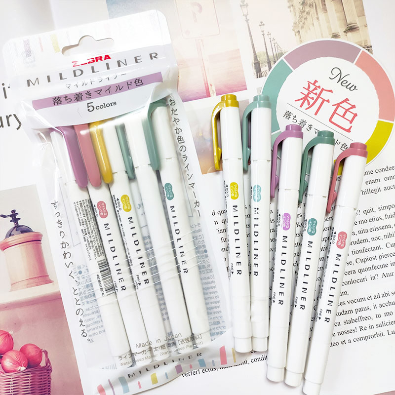 Highlighter Set Pastel - علامات تمييز جديدة على شكل حمار