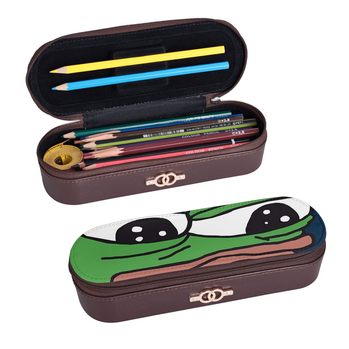 Stationery Office Supply Store - حافظة أقلام جلدية عالية الجودة للطلاب