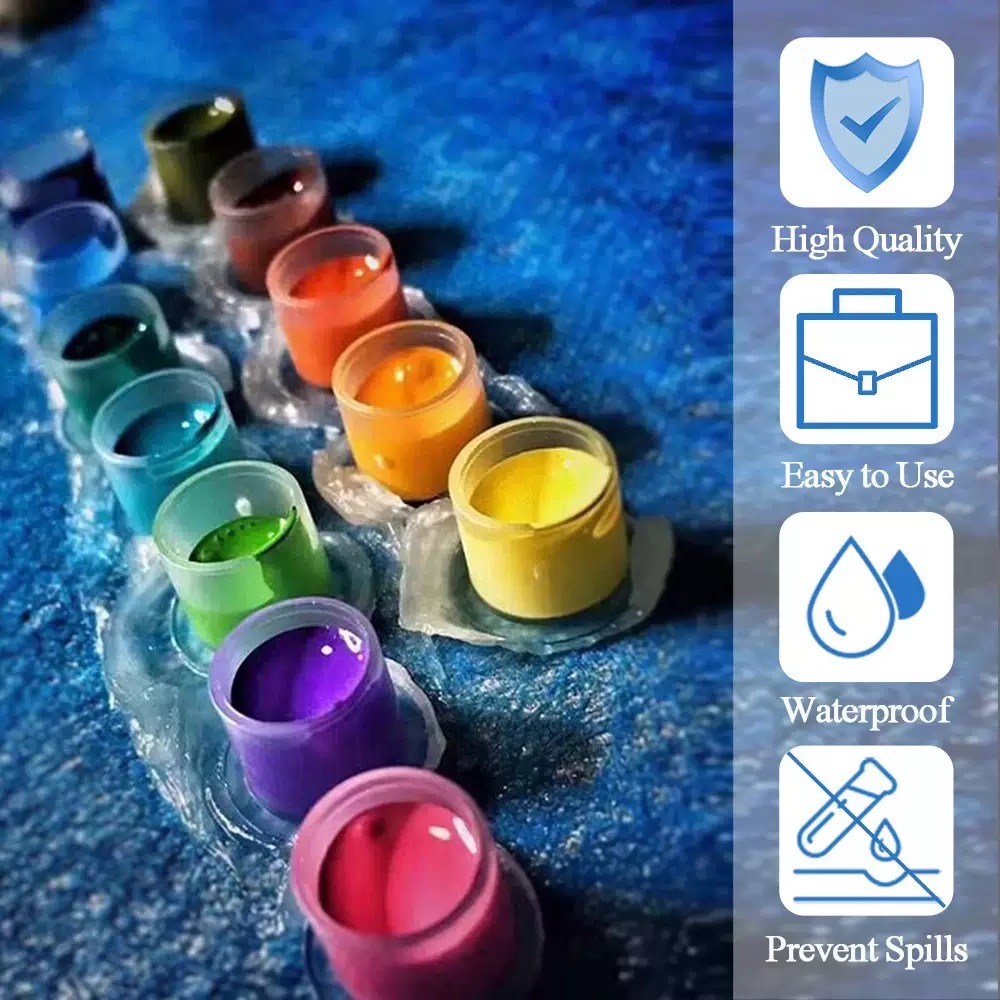 Calligraphy Ink Bottle - 1000/500/100 قطعة من أكواب الحبر البلاستيكية
