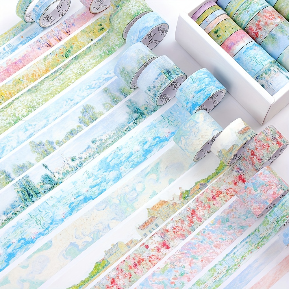Washi Tape Set - 20 لفات خمر حديقة اشي الشريط