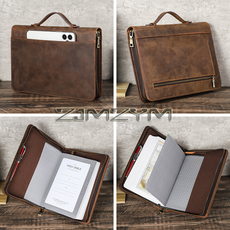 غلاف دفتر ملاحظات جلدي بتصميم  - مراجعة Stationery Supplies Business وسعره