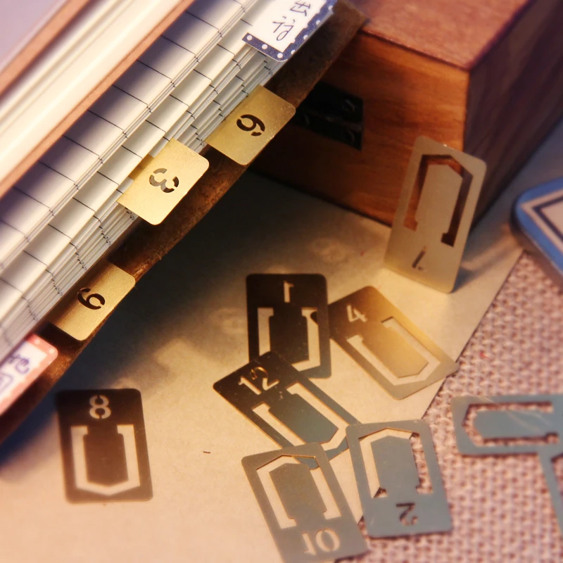 علامة مرجعية نحاسية عتيقة للكت - مراجعة Stationery Office Supply Store وسعره