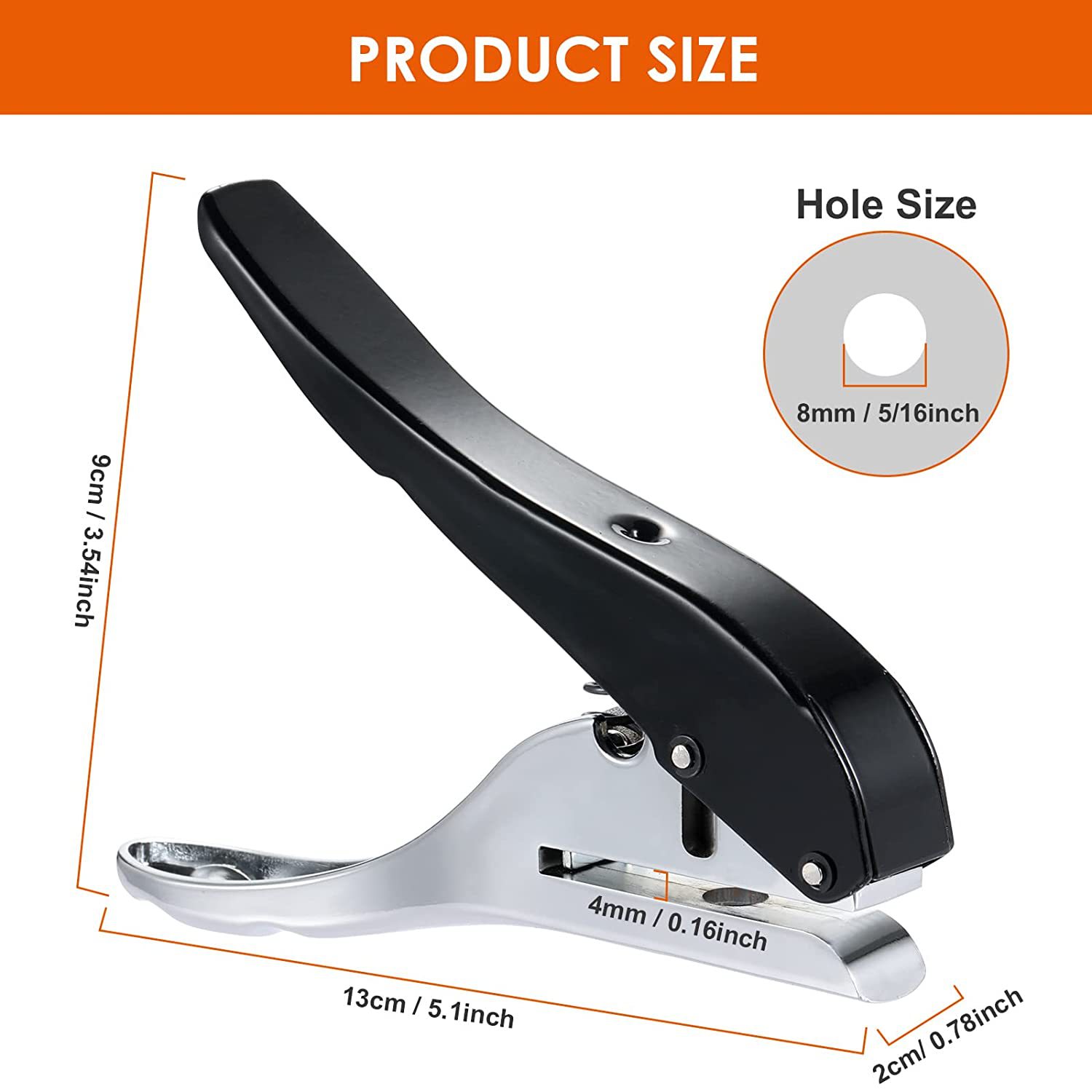 ثقب لكمة 3/8 بوصة-8/10 مللي مت - مراجعة Paper Punch 3 Hole وسعره