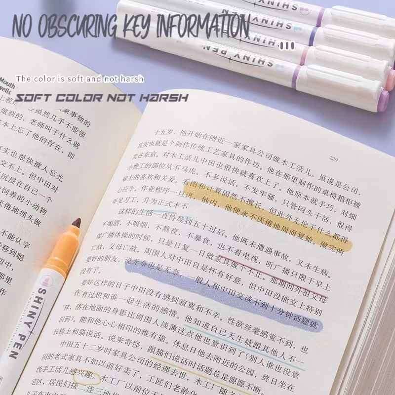 مجموعة من 4 ألوان من أقلام الت - مراجعة Highlighter Set Pastel وسعره