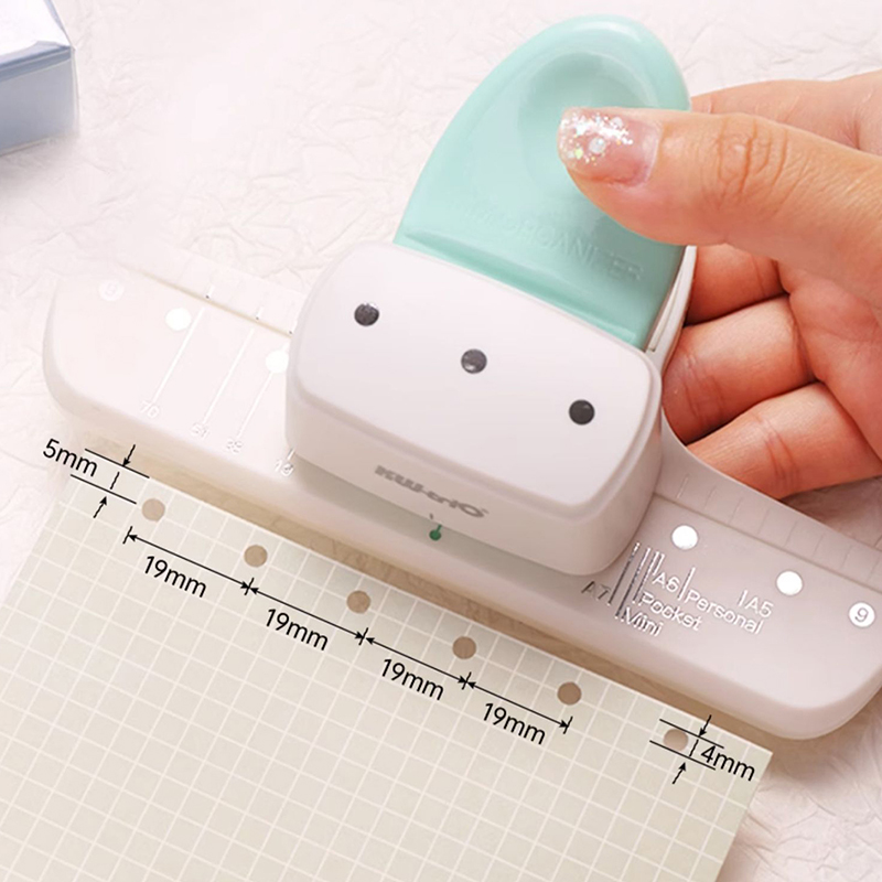 1 قطعة 3 حفرة خرامة الورق فضفا - مراجعة Paper Punch 3 Hole وسعره