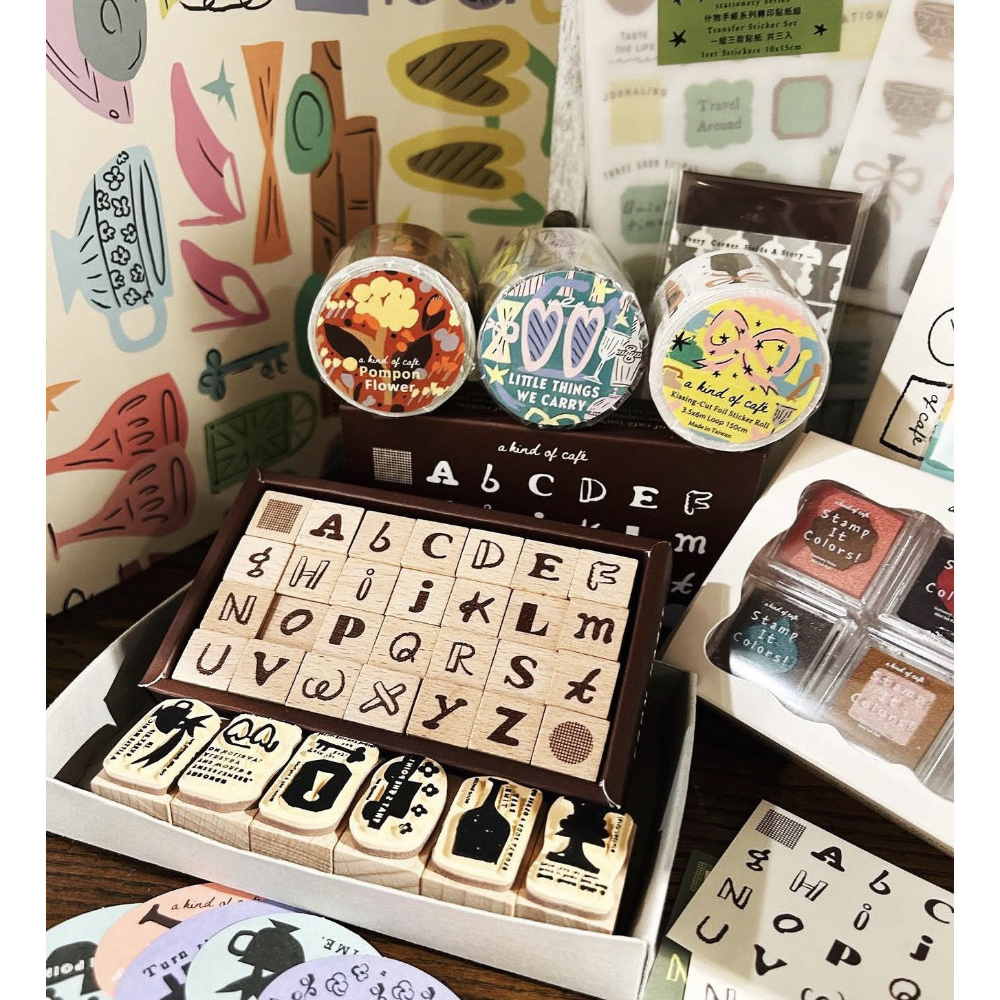 شريط واشي PET بتصميم كافيه ستو - مراجعة Washi Tape Set وسعره