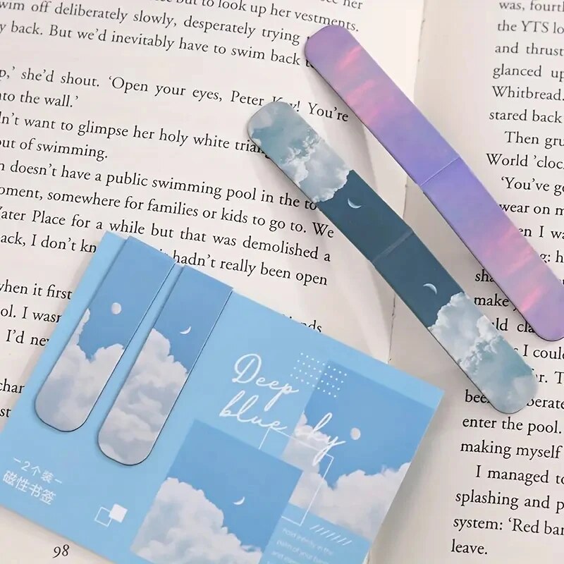 2 قطعة/مجموعة علامات كتب مغناط - مراجعة Paperclip Magnetic Set وسعره