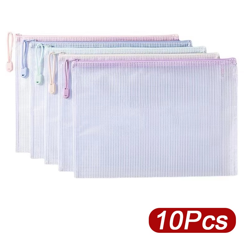 5-30 قطعة حقيبة شبكية بسحاب A4 - مراجعة Office Stationery And Supply وسعره