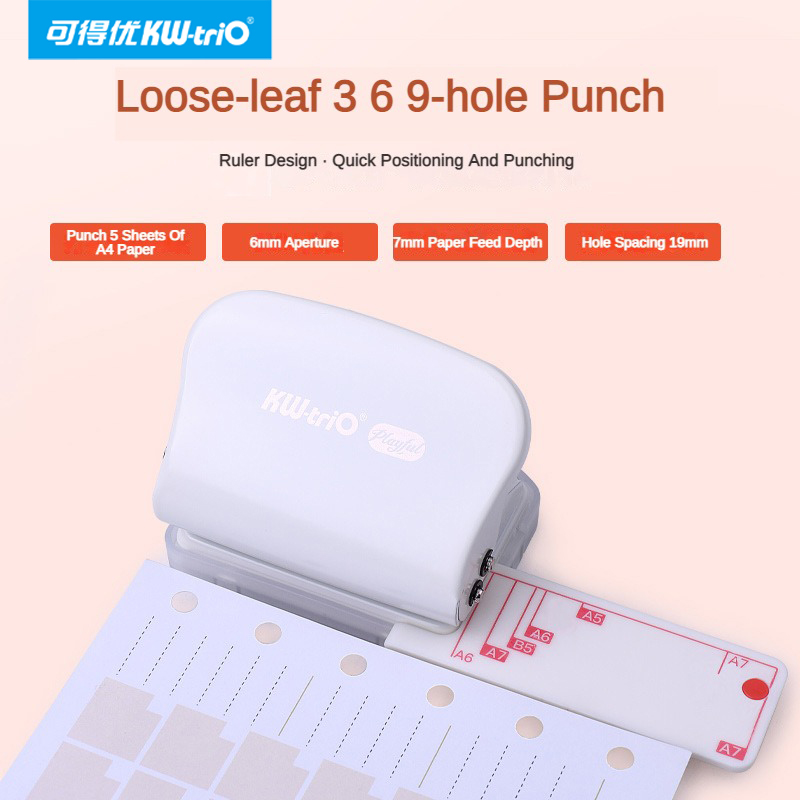 مثقاب ثقب معدني محمول باليد ثل - مراجعة Paper Punch 3 Hole وسعره