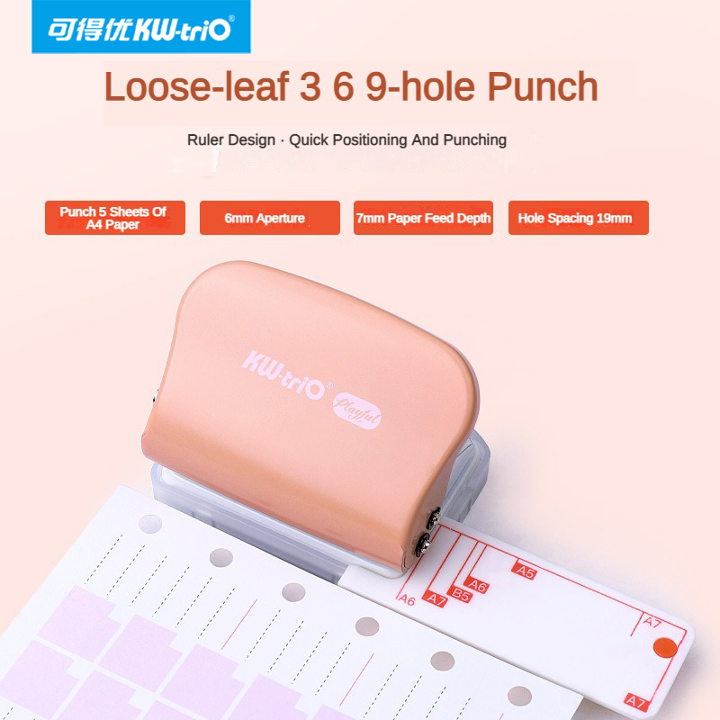 مثقاب ثقب معدني محمول باليد ثل - مراجعة Paper Punch 3 Hole وسعره