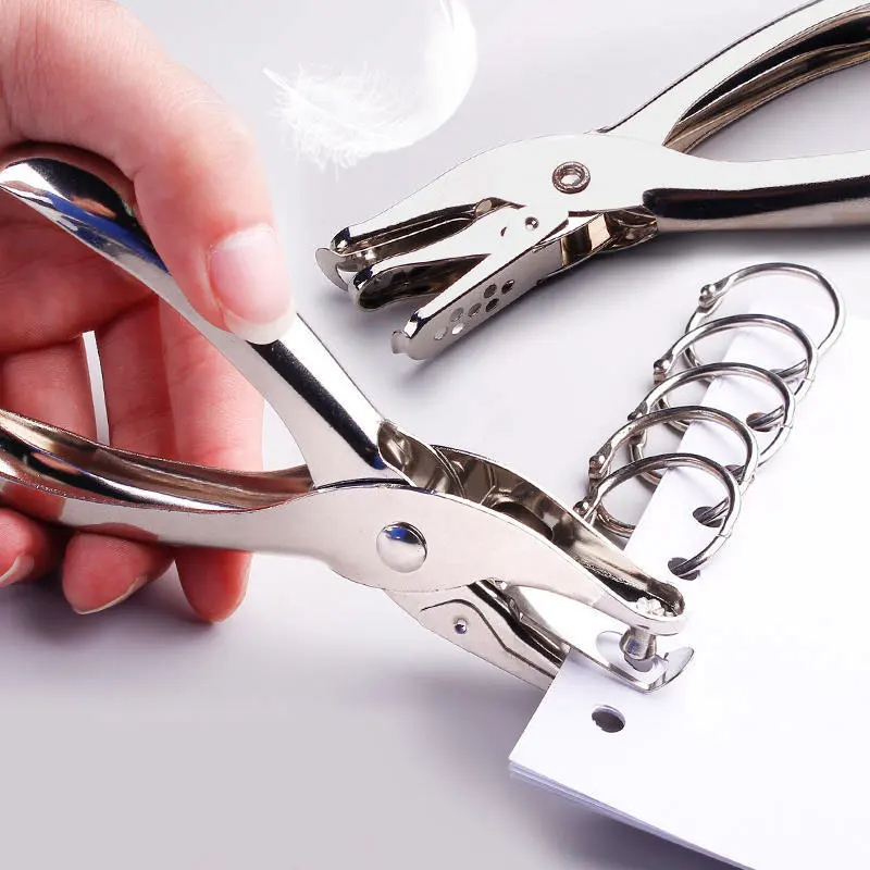 ماكينة ثقب يدوية بفتحة دائرية  - مراجعة Paper Punch 3 Hole وسعره