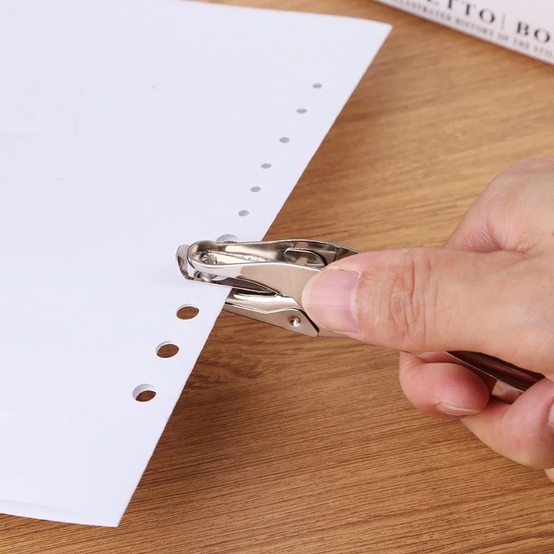 مثقب ورق محمول بفتحة واحدة 3/6 - مراجعة Paper Punch 3 Hole وسعره