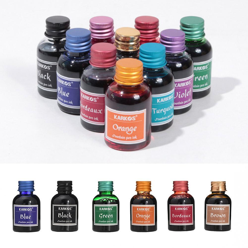 1 زجاجة YingXiong أسود ملون قل - مراجعة Calligraphy Ink Bottle وسعره