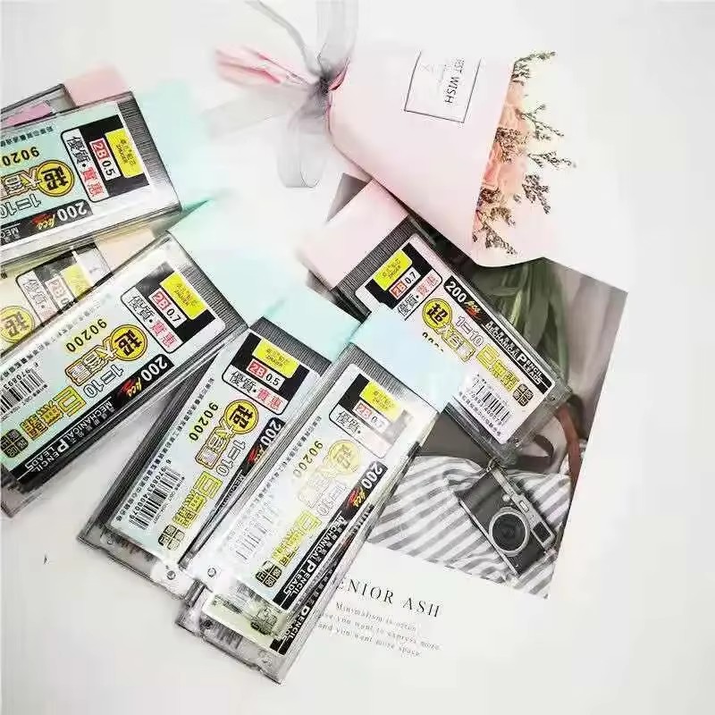 1-6 علب من أقلام الرصاص الجراف - مراجعة Mechanical Pencil Lead وسعره