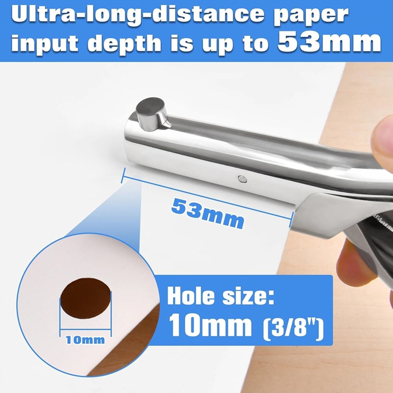 مثقب ورق يدوي قوي ذو فتحة واحد - مراجعة Paper Punch 3 Hole وسعره