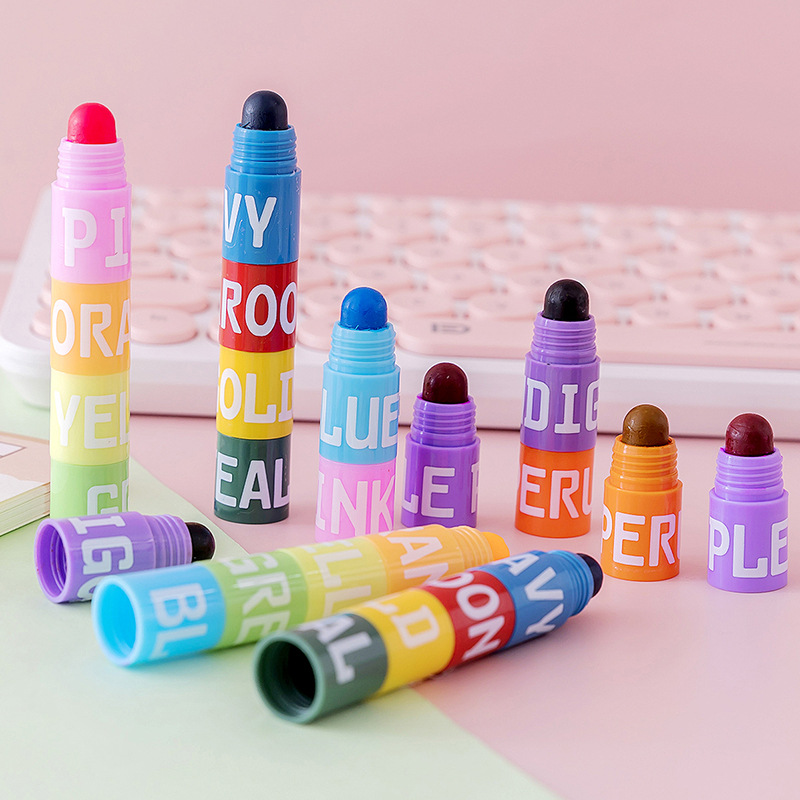 6/12 لون لصق ولاعات الكتاب الم - مراجعة Highlighter Set Pastel وسعره