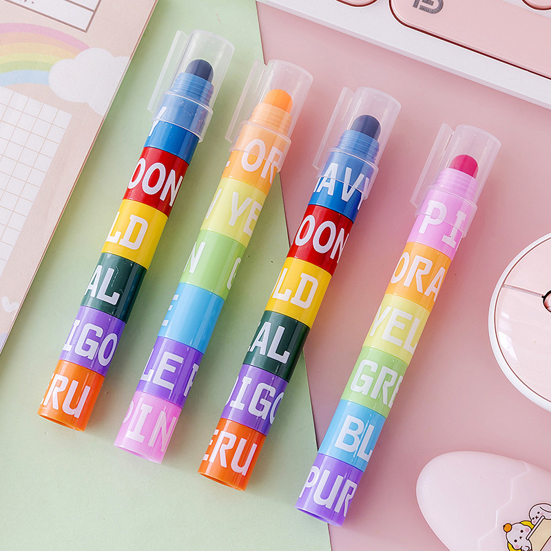 6/12 لون لصق ولاعات الكتاب الم - مراجعة Highlighter Set Pastel وسعره
