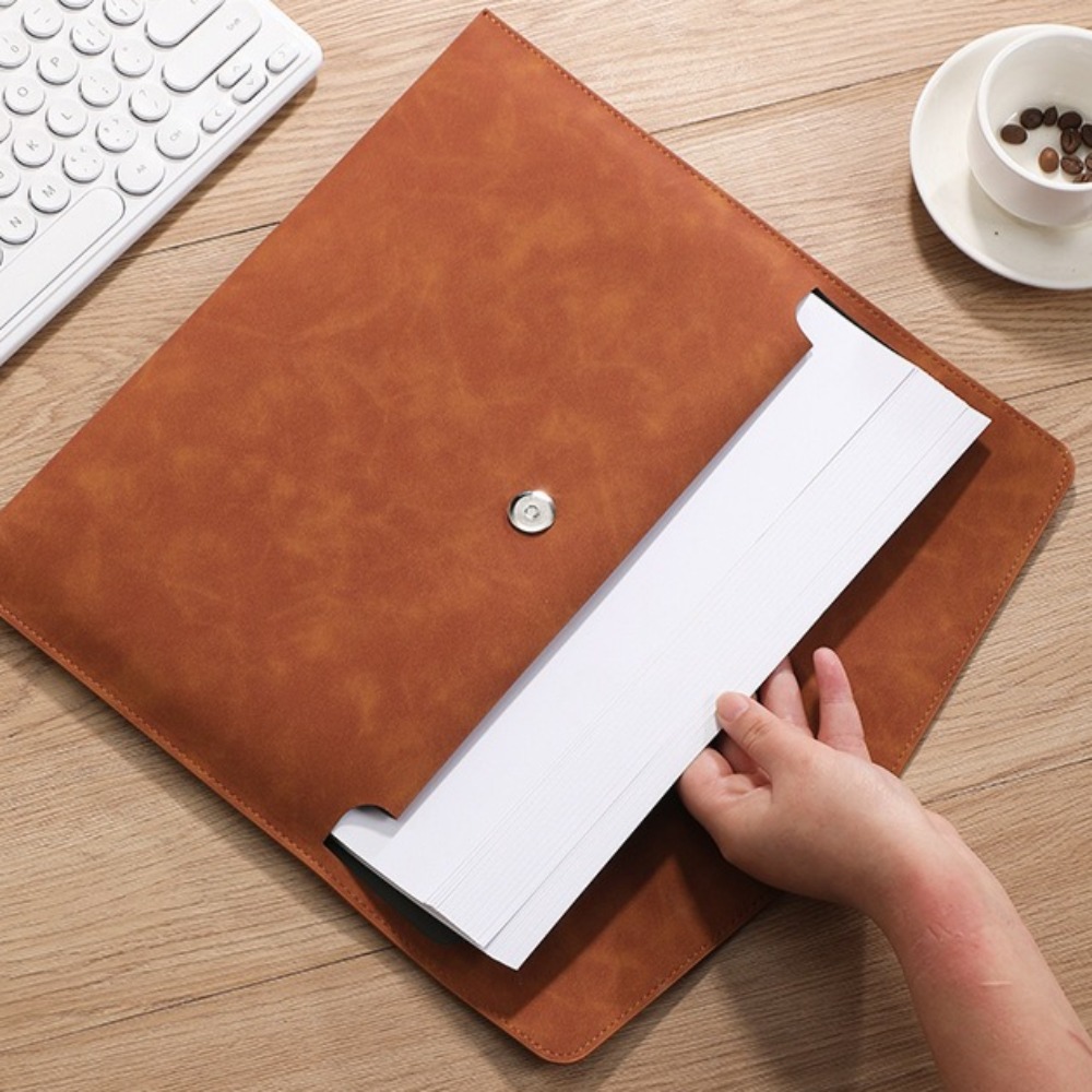 حقيبة ملفات من الجلد الصناعي،  - مراجعة Office Stationery And Supply وسعره
