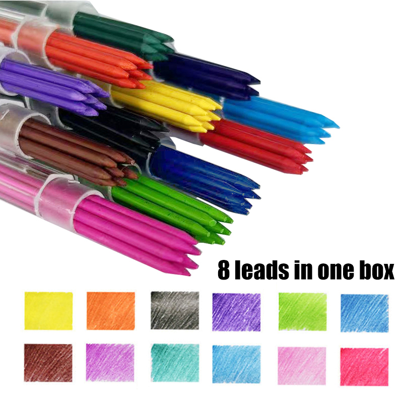 12 لون 2.0 مللي متر HB قابل لل - مراجعة Mechanical Pencil Lead وسعره